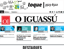 Tablet Screenshot of oiguassu.com.br